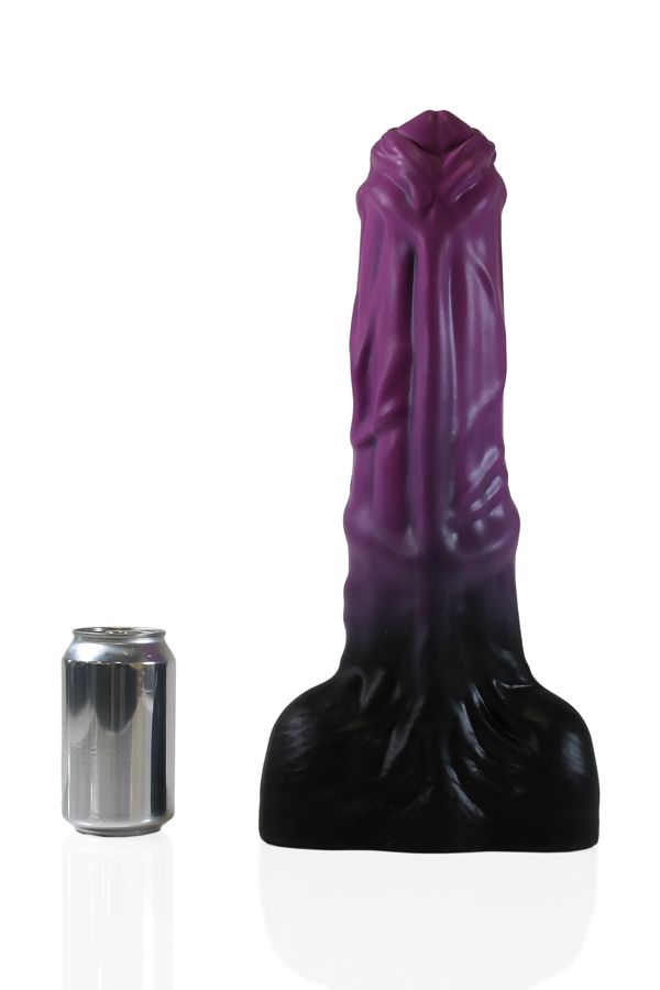 HellHound Pegasus Dildo - Black Purple