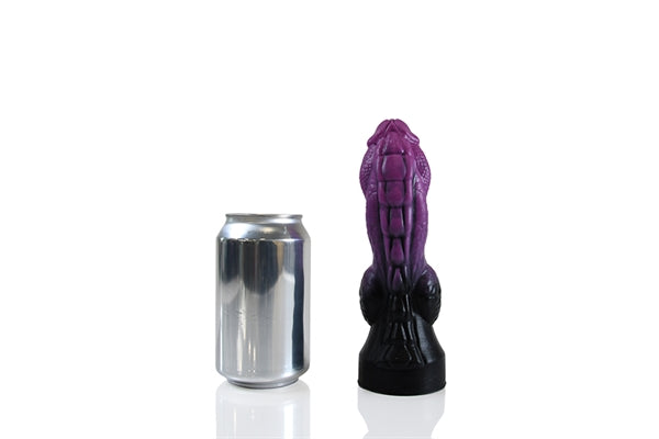 HellHound Argus Dildo - Black Purple