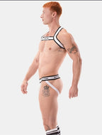 Barcode Berlin Jockstrap Bottom - White-Black
