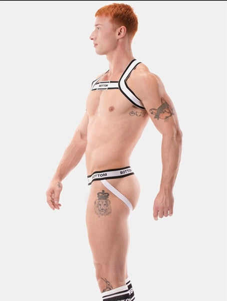 Barcode Berlin Jockstrap Bottom - White-Black