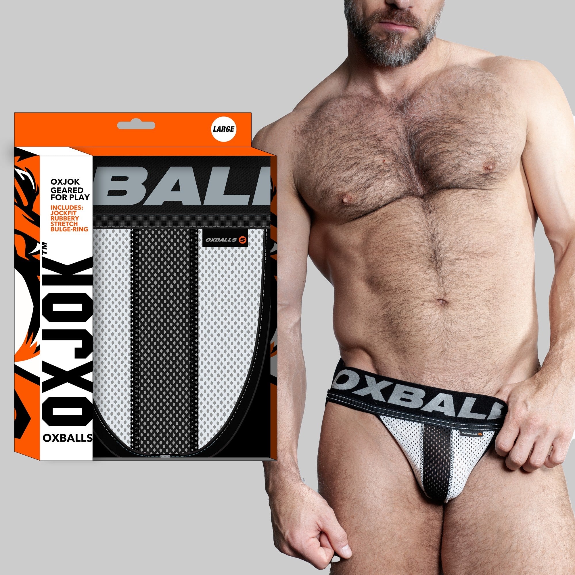 Jockstrap AIRMESH Ice White