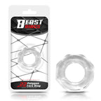 BEAST RINGS Súper Flexible Poligonal 2.2 cm Transparente
