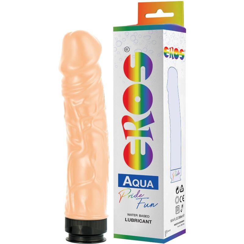 EROS Dildo Pride Fun con Lubricante Aqua 300 ml
