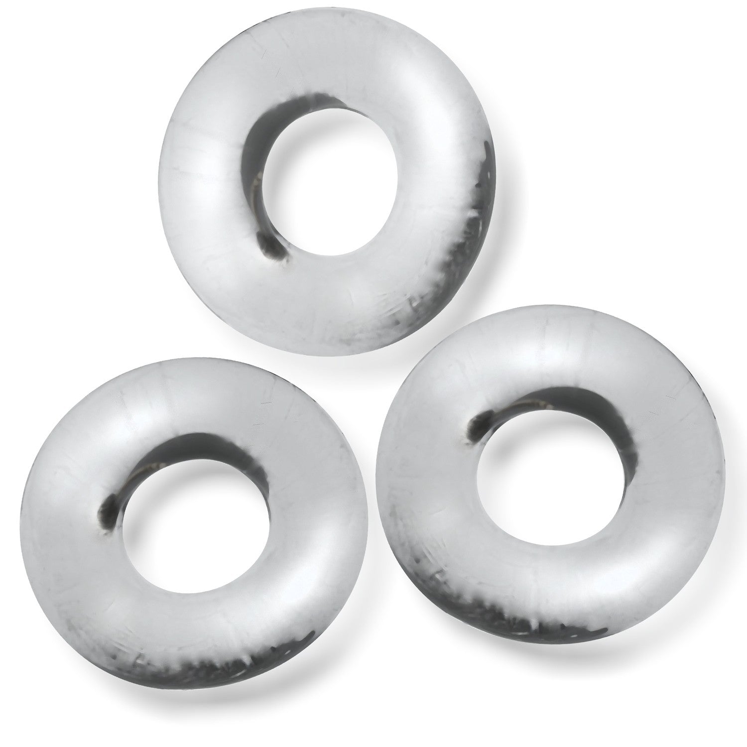 Fat Willy Cock Rings 3 pack Clear