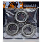 Fat Willy Cock Rings 3 pack Steel