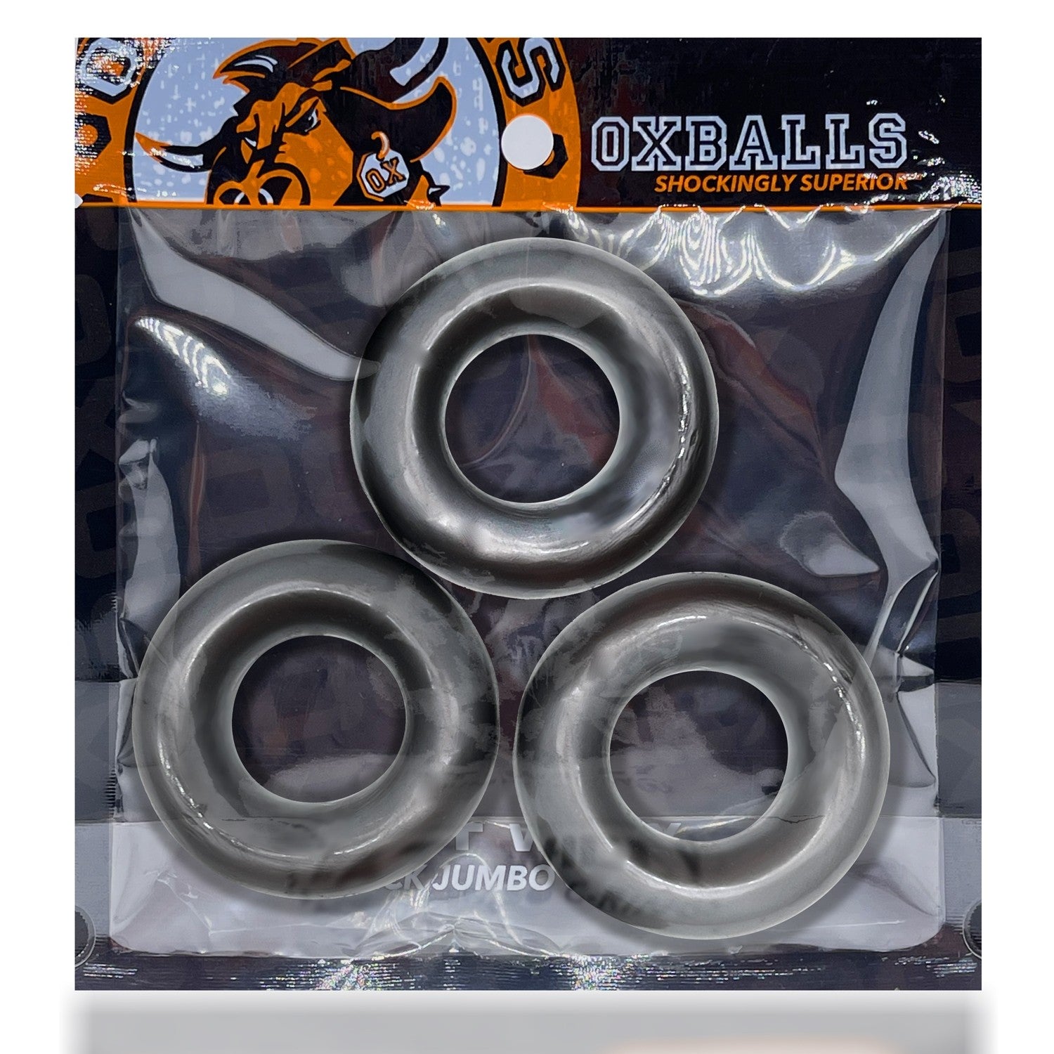 Fat Willy Cock Rings 3 pack Steel