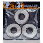 Fat Willy Cock Rings 3 pack Clear