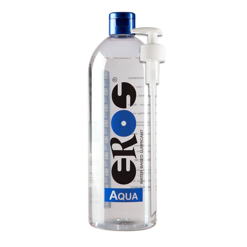 EROS Lubricante Base Agua Aqua Botella dispensador 1000 ml