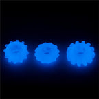 LOVETOY Lumino Play Set 3 Cock Ring Luz Azul