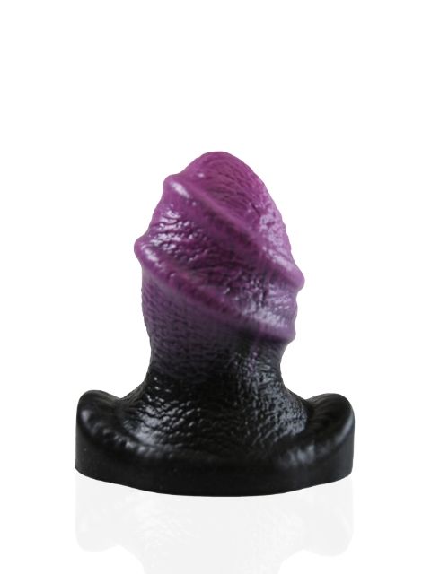 HellHound Sphinx Buttplug - Black Purple